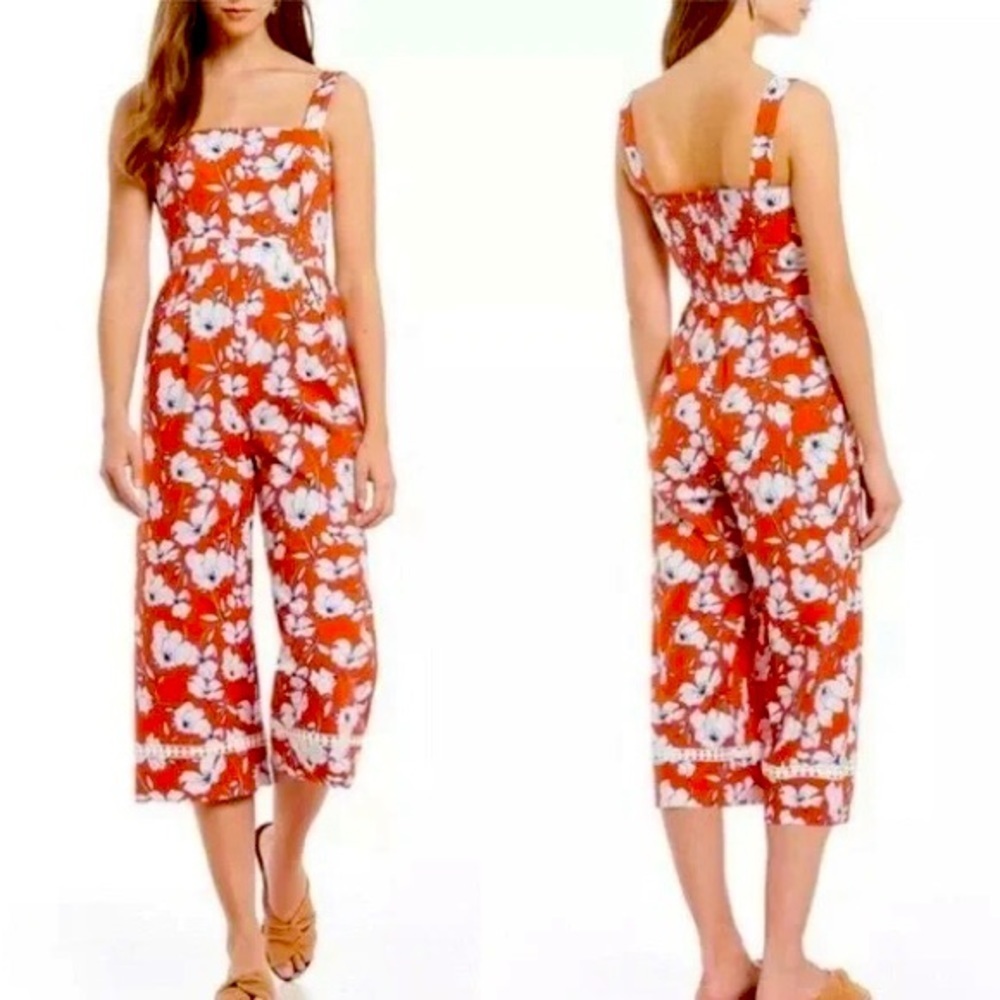 Eliza J Poppy Floral Jumpsuit size 4